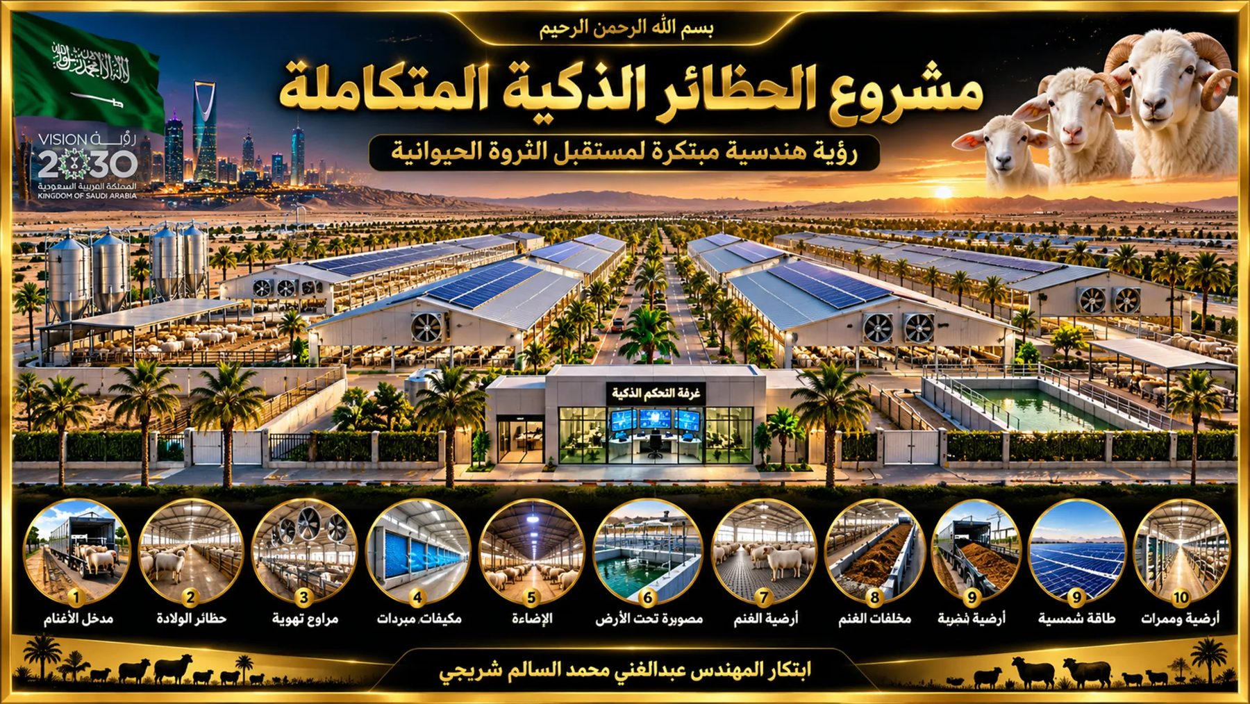 لوحة تعريفية بالمشروع