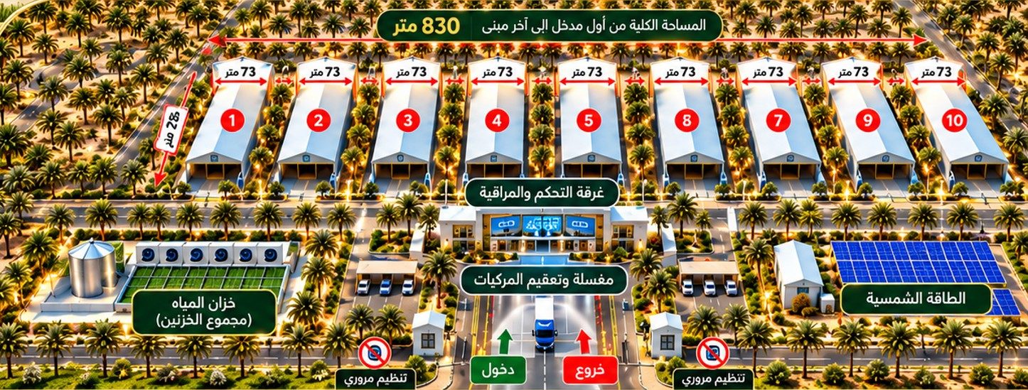 المخطط العام للمجمع