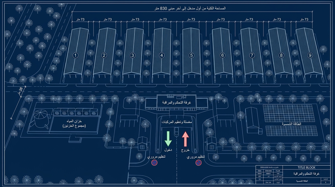 الموقع والمساحة والمخطط